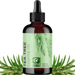 Pure Tea Tree Oil for Hair Skin and Nails - 100% Pure Undiluted Tea Tree Essential Oil with Dropper for Topical Uses Aromatherapy Diffusing and Home and Beauty DIYs - Vegan and Cruelty Free (4 Fl Oz)