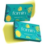FOMIN - Antibacterial Paper Soap Sheets for Hand Washing - (200 Sheets) Lemon Portable Travel Soap Sheets, Dissolvable Camping Mini Soap, Portable Hand Soap sheet