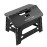 Kids Folding Step Stool for Toddlers - Safety Lock to Stable (1 Black)