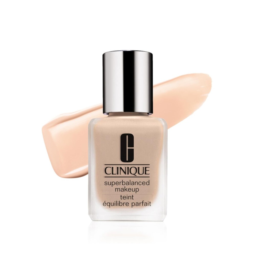 Clinique Superbalanced Oil Free Liquid Foundation Makeup For Dry to Oily Skin Types | Hydrating + Moisturizing | Moderate Coverage + Natural Finish, Cream Chamois, 1 Fl Oz