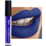 Mynena Vivid Electric Blue Matte Liquid Lipstick | Long-Lasting Comfort Matte | Smudge-Proof Transfer-Resistant | Full Coverage Non-Drying | Vegan & Cruelty-Free | All-Day Wear Lip Color | Mavi