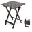 SUNNYFEEL Folding Camping Table - Lightweight Aluminum Portable Picnic Table, 18.5x18.5x24.5 Inch for Cooking, Beach, Hiking, Travel, Fishing, BBQ, Indoor Outdoor Small Foldable Camp Tables