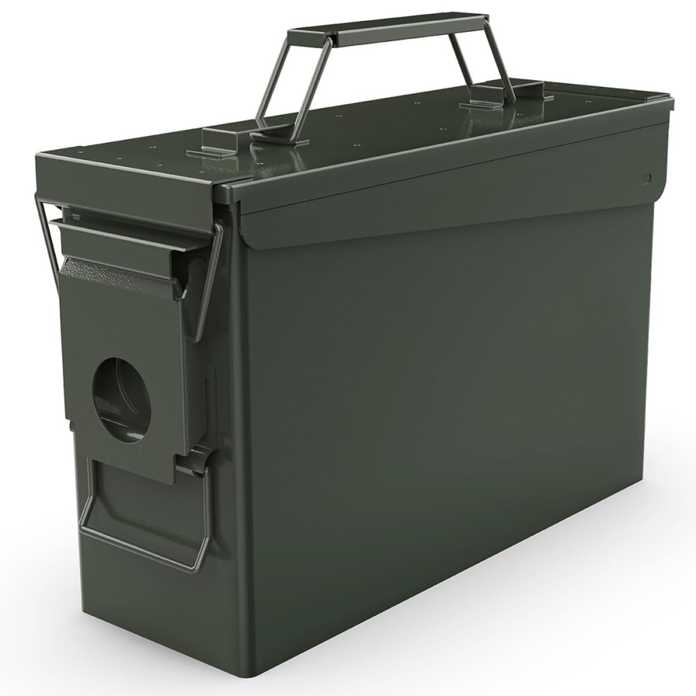 HARDROCK Metal Ammo Can,Ammo Box Dark Green (30cal)