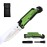 ALBATROSS Best 6-in-1 Survival Tactical Military Folding Pocket Knives with LED Light,Seatbelt Cutter,Glass Breaker,Magnesium Fire Starter,Bottle Opener;Multi-Function Emergency Tool(Green-SA)