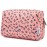Narwey Cute Cheetah Makeup Bag Travel Cosmetic Bag Organizer Toiletry Bag Make Up Bags with Compartments for Women Girls (Large, Leopard)