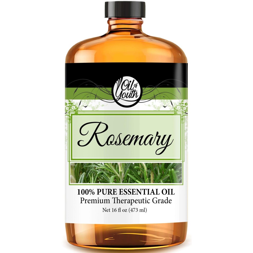Oil of Youth - 16 oz Rosemary Essential Oil - Rosemary Oil