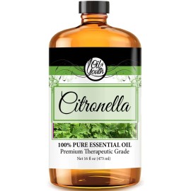 Oil of Youth Citronella Essential Oil (16oz Bulk) - Pure Essential Aromatherapy for Relaxation, Mood, Diffuser, Candles