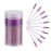 CHEFBEE 100PCS Disposable Eyelash Brush, Mascara Wands Makeup Brushes Applicators Kits for Eyelash Extensions and Eyebrow with Container (Purple)