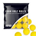 CHAMPKEY Practice Foam Golf Balls 16 or 32 Pack | Limited Flight Golf Balls | True Spin and Feel Training Golf Practice Balls32 Pack