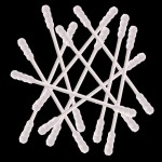 800 Pieces Cotton Swabs, Double Spiral Tipped with Paper Stick, Quality Cotton Heads- Sturdy Handle - Multipurpose, 4 Packs, 200 Pieces 1 Pack