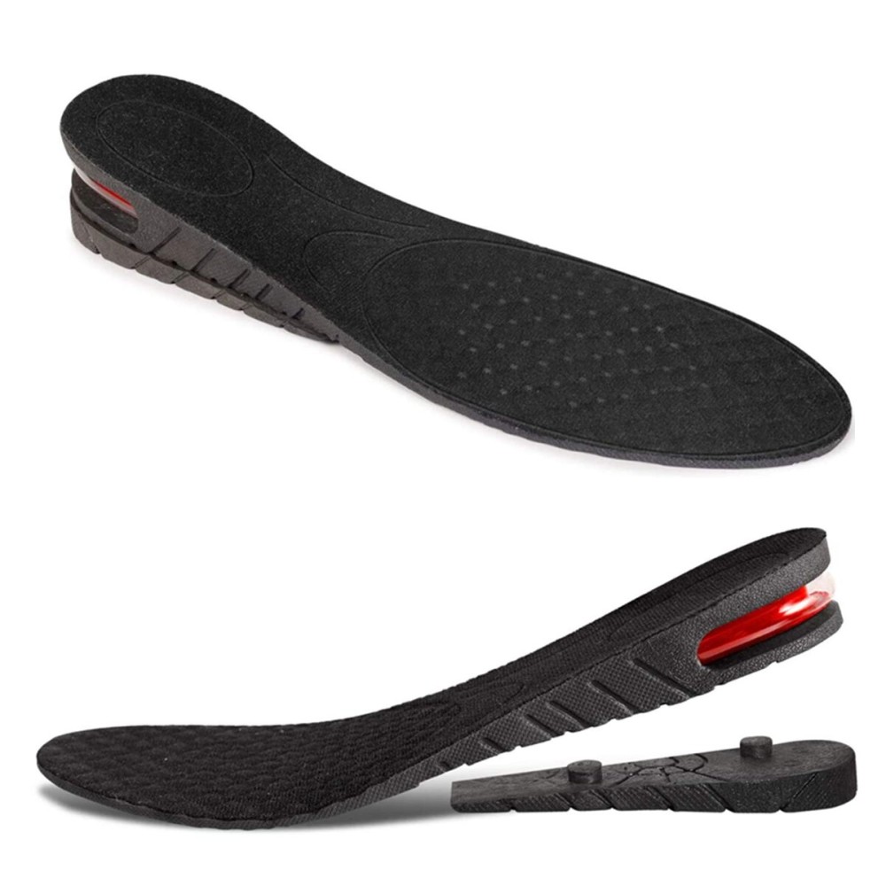 Height Increase Insoles Air Taller Cushion Shoes Insoles Heel Insert for Men and Women 2-Layer 5 cm