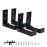 Shotgun Wall Mount,Folding Indoor Gun Racks with Padding,Excellent for Hanging or Storing Any Long Gun,Shotgun and Rifle,Sturdy Gun Wall Mount Black 4pcs