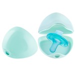 LANEYLI Pacifier Case Pacifier Holder Case Pacifier Clip Binky Holder Case Pacifier Box Pacifier Accessories 2 Pack Blue
