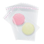 Morepack Self Sealing Cellophane Bags,3x5 Inches 200 Pcs Clear Cookie Bags Resealable Cellophane Bag for Packaging Cookies,Favors, Products,Candy (Mini Size)