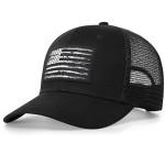 Naicissism American Fish Flag Trucker Hat, Fishing Gifts for Men, Outdoor Snapback Fishing Hat Perfect for Fishing and Daily Use