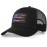Naicissism American Fish Flag Trucker Hat, Fishing Gifts for Men, Outdoor Snapback Fishing Hat Perfect for Fishing and Daily Use