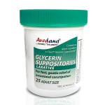 AVEDANA Glycerin Suppositories - 25 Adult Size Laxative Suppositories for Men and Women - Fast and Gentle Relief Suppositories for Constipation - Comfortable Shape Adult Suppository