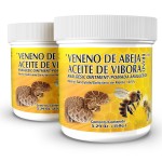 Veneno De Abeja, Aceite Vibora Ointment Analgesic Ointment Topical Pain Relief, Reduce Inflammation Fresh Scent Unguent of 5.29 Oz Jars, (Pack of 2)