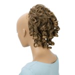 CAISHA Jumbo Hairpiece Scrunchy Updo Voluminous Curly Messy Bun Light Brown Mix G9L