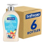 Softsoap Warm Vanilla & Coconut Milk Scent Liquid Hand Soap, Moisturizing Liquid Hand Soap, 11.25 Ounce, 6 Pack