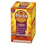 Metamucil Premium Blend Sugar Free Fiber, 114 Servings, Psyllium Husk Fiber Powder Supplement, with Stevia, Natural Orange Flavor 23.1 oz
