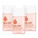 Bio-Oil Skincare Body Oil Serum for Scars and Stretch Marks, Face and Body Moisturizer with Vitamin E & A for Sensitive Dry Skin, Dermatologist Recommended, Travel Size, .85 oz, Pack of 3