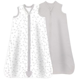 Baby Wearable Blanket (US, Age, 6 Months, 12 Months, Grey Arrow-solid (2 Pack))