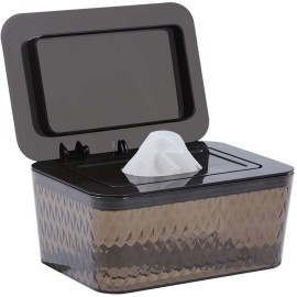 Hswt Wipes Dispenser Seal-Designed Wipe Dispenser Holder Wipes Case Box for Bathroom Keep Wipes Fresh, Dust-Proof & Non-Slip