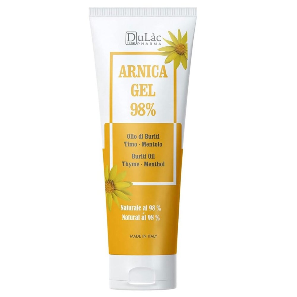 Dulc - Arnica Gel for Bruising and Swelling 3.38 Fl Oz, 98% Arnica Montana Cream Extra Strength for Muscle and Joint Relief, Non-Greasy, Natural Formula, Cool Effect, Alcohol Free