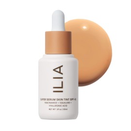 ILIA - Super Serum Skin Tint SPF 40 | Non-Comedogenic, Vegan, Lightweight to Help Against Blue Light, + Pollution while Hydrating, Smoothing, + Refining (Porto Ferro ST10, 1 fl oz | 30 ml)
