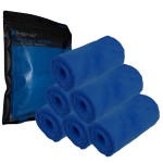 FROGG TOGGS Chilly Mini Cooling Neck Towel, Blue- 29x3, Pack of 6