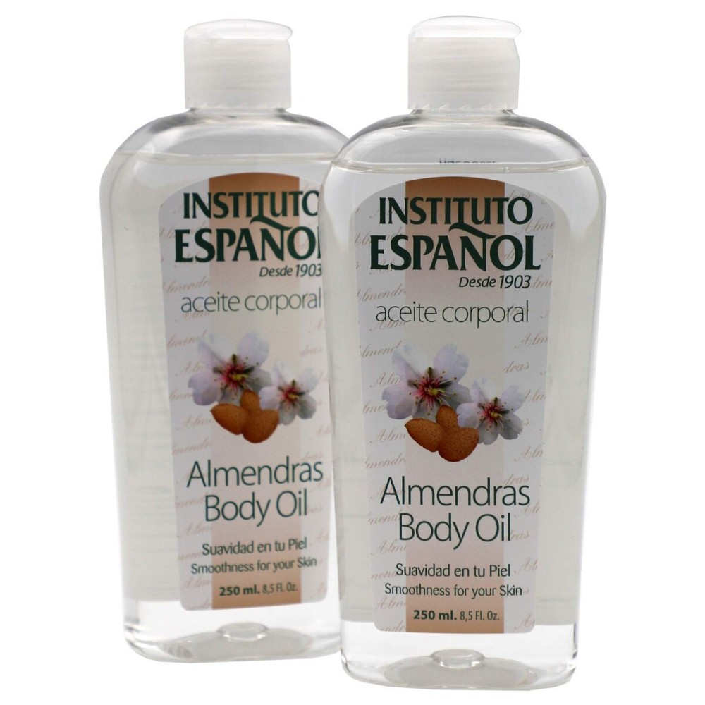 Instituto Espaol Almond Body Oil, Smoothness for your Skin, 2-Pack Of 8.5 FL Oz each, 2 Bottles