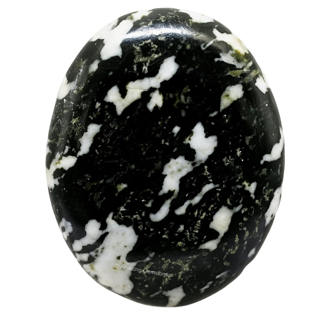 Amazing Gemstone Black and White Tourmaline Crystals and Healing Stones - Large Palm Stone Crystals Piedra - Crystal for Good Luck, Positive Energy, Meditation - Unique Stocking Stuffers, Gifts Women