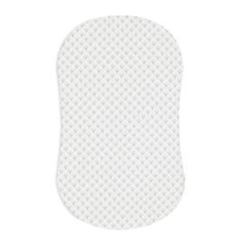 HALO BassiNest Fitted Sheet - 100% Cotton, Soft and Breathable Bassinet Sheet for Babies, 30 x 16 Pre-Shrunk Sheet, Pebble