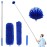 ZZ LAZYCOTTAGE Duster, Microfiber Dusters with 2 Handle Sets, Durable 15-98.1 Inches Long Telescopic Rod, Washable, Feather Dusters for Cleaning Cobweb and Ceilings Fans, 5 Pack (Blue)