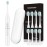 kingheroes Electric Toothbrush Set, Comes with 8 Brush Heads & Travel Case,4 Modes with 2 Minutes Built in Smart Timer, One Charge for 60 Days, 42000 VPM Motor (White)