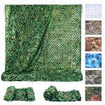 Sposuit Camo Netting - Camouflage Mesh Net, Military Camo Net for Hunting Bulk Roll, Camouflage Tarp Sunshade for Party Decorations, Sunshade, Camping Ghillie Netting
