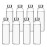 Encheng Glass Water Bottles,16oz Glass Drinking Bottle With Leakproof Stainless Steel Cap,Reusable Juice Bottles Beverage Drinkware,To Go Travel Bottles For Drink,Sauce,8Pack