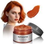 Orange Hair Spray, 4.23 Ounces Temporary Hair Color Wax, Natural Washable Hair Wax Color Spray, Kids Women Temporary Hair Dye Wax Pomades Clays for Christmas Parties, Role Playing, Halloween (Orange)