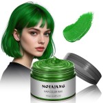 Green Hair Spray, Temporary Hair Color Wax, Natural Hair Wax Color Spray 4.23 Ounces, Kids Women Temporary Hair Dye Wax Styling Clay Pomades for Christmas Party,Role Playing,Cosplay,Halloween (Green)