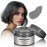 Temporary Silver Gray Hair Spray Color Wax, 4.23 Ounces Washable Hair Wax Color, Natural Disposable Grey Hair Color Wax Dye Pomades for Women Men,Christmas Parties,Role Playing,Cosplay,Halloween(Gray)