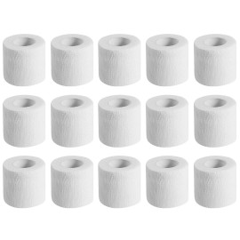 KISEER 15 Pack 2 Inch x 5 Yards White Self Adhesive Bandage Breathable Cohesive Bandage Wrap Rolls Elastic Self-Adherent Tape for Stretch Athletic, Sports, Wrist, Ankle