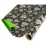 American Greetings Star Wars Mandalorian Wrapping Paper, The Child/Baby Yoda (1 Roll, 75 sq. ft.)