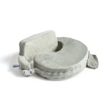 My Brest Friend Super Deluxe Nursing Pillow - Enhanced Comfort & Ergonomic Breastfeeding Pillow for Ultimate Support For Mom & Baby - Adjustable and with Handy Side Pocket, Platinum