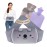 Hot Water Bottle wtih Cover, Hot Water Bag, 1L Rubber Warm Hot Water Bottles Pouch with 130cm Long Soft Waist Cover for Neck, Shoulder, Back, Hand, Legs and Period Pain Relief