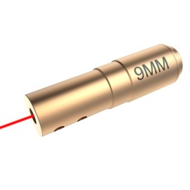 9mm Red Laser Bore Sight w/ 6 Batteries (9mm)