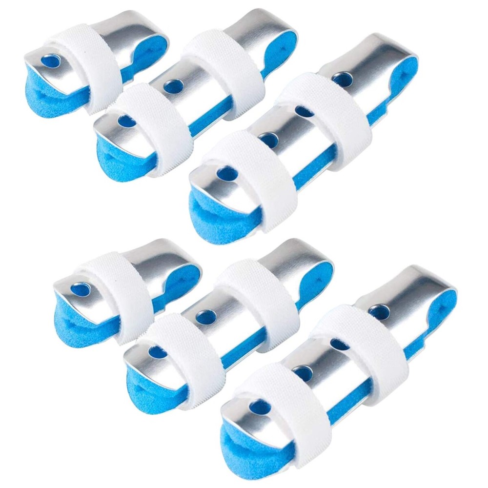 TAROYQASUL finger brace splint, 6 PCS finger splint pinky Support Braces for Arthritis Knuckle and Broken Finger Straightening Kids & Adults- 3 Sizes