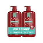 Old Spice Pure Sport 2-in-1 Shampoo and Conditioner Set for Men, Healthier, Fuller, More Moisturized Looking Hair, 29.2 Fl Oz Each, Twin Pack