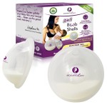 Mommyz Love Breast Shells & Milk Catcher for Breastfeeding New Model with Plugs - Breast Milk Catcher to Relieve Cracked Sore & Engorged Nipples - Breast Shells Milk Collector for Leaking Milk 2 Pack