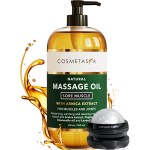 Cosmetasa Sore Muscle Massage Oil for Massage Therapy with Roller - All Natural, Cruelty-Free Massage Oils for Muscle Relaxing & Joint Comfort - Arnica Extract with Lavender & Chamomile Oil (8.8 oz)